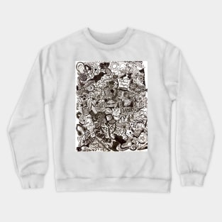 Portland Summer Freehand Ink Crewneck Sweatshirt